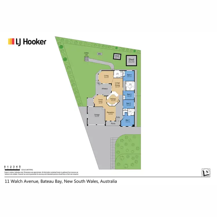 Floorplan of Homely house listing, 11 Walch Avenue, Bateau Bay NSW 2261