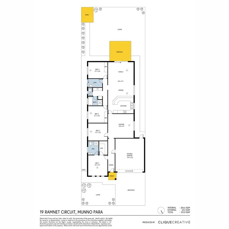 Floorplan of Homely house listing, 19 Ramnet Circuit, Munno Para SA 5115