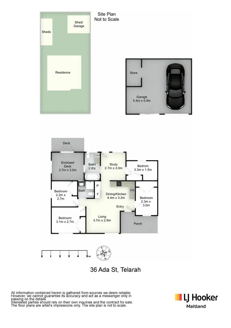Floorplan of Homely house listing, 36 Ada Street, Telarah NSW 2320