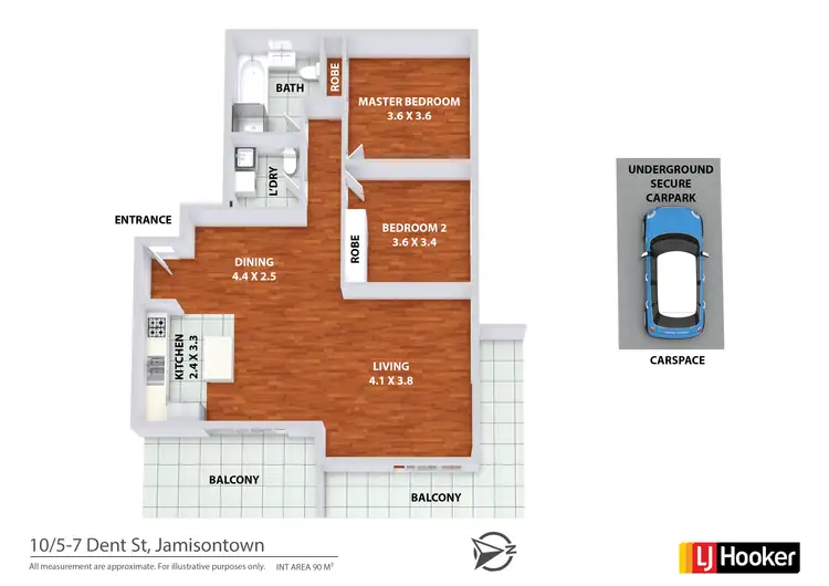 Floorplan of Homely unit listing, Unit 10/5-7 Dent Street, Jamisontown NSW 2750