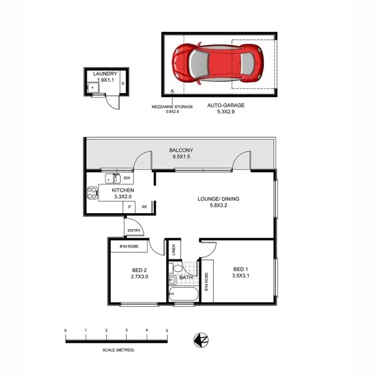 Floorplan of Homely apartment listing, 1/15 Stuart Street, Collaroy NSW 2097