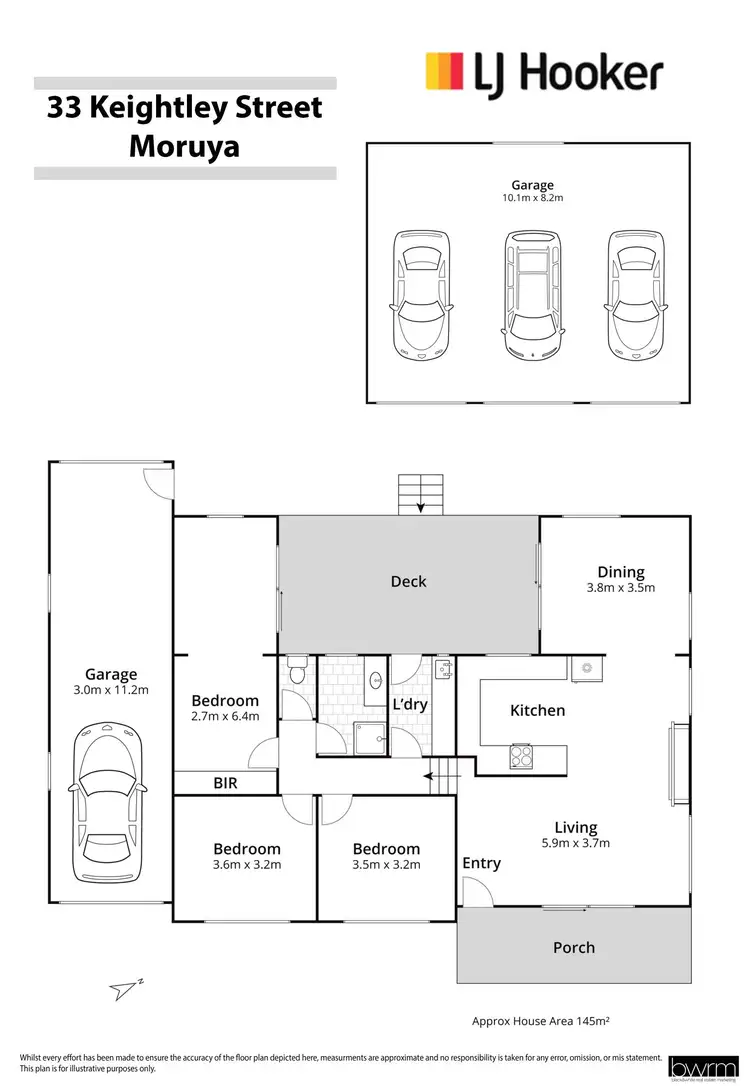 Floorplan of Homely house listing, 33 Keightley Street, Moruya NSW 2537