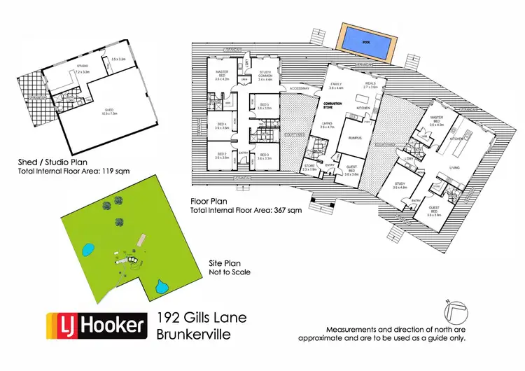 Floorplan of Homely rural property listing, 192 Gills Lane, Brunkerville NSW 2323