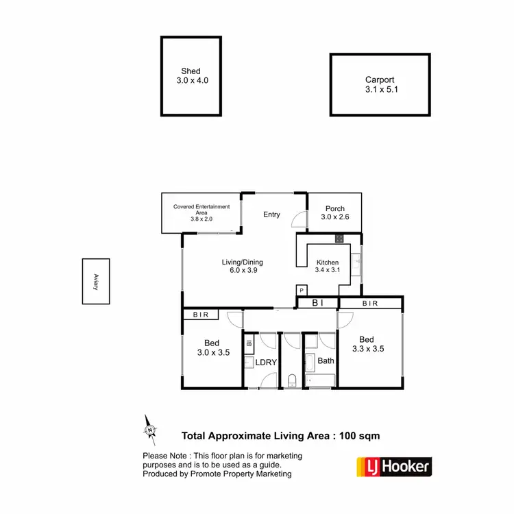 Floorplan of Homely unit listing, 9/21 Parsonage Place, Sorell TAS 7172
