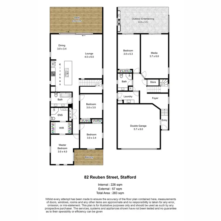 Floorplan of Homely house listing, 82 Reuben Street, Stafford QLD 4053