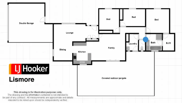 Floorplan of Homely house listing, 3 Sunset Drive, Goonellabah NSW 2480