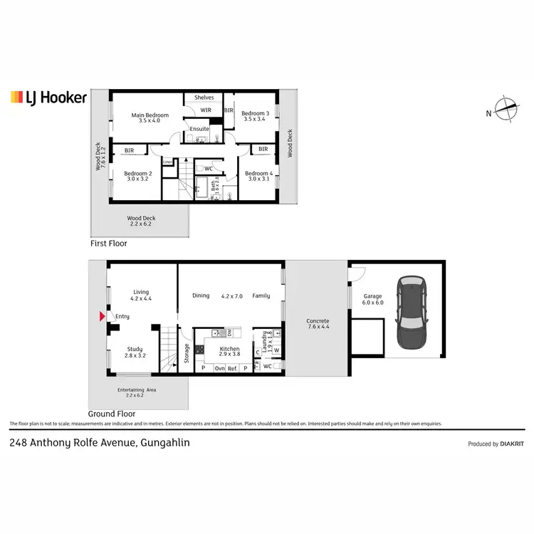 Floorplan of Homely house listing, 248 Anthony Rolfe Avenue, Gungahlin ACT 2912