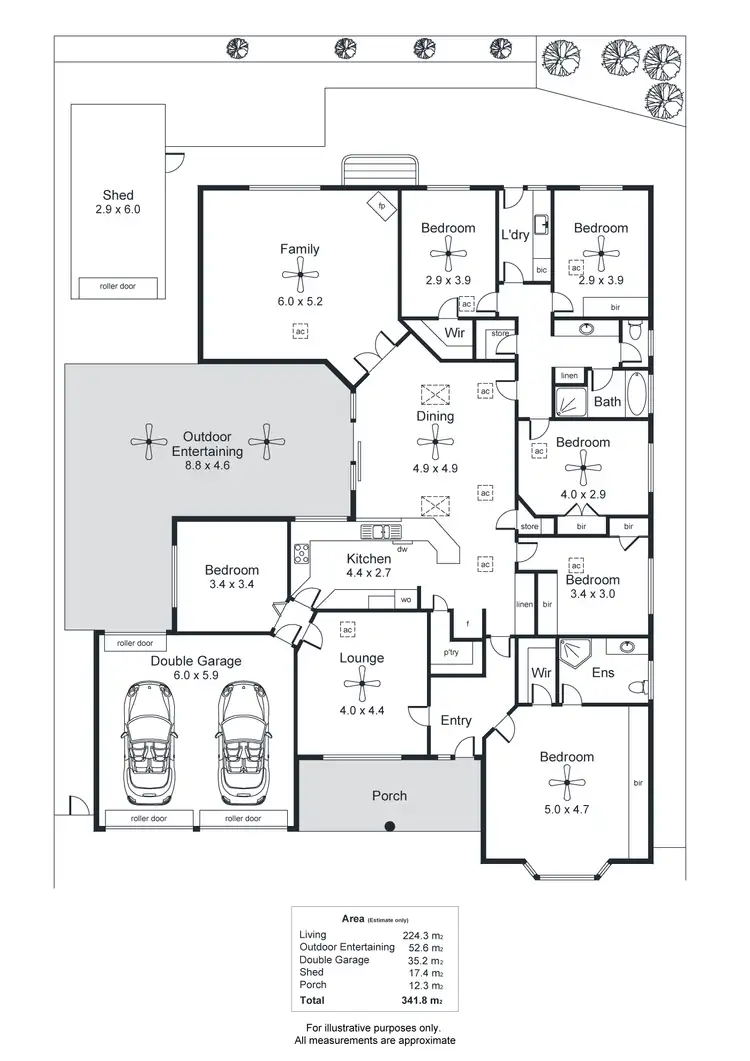 Floorplan of Homely house listing, 22 Bowman Street, Walkley Heights SA 5098