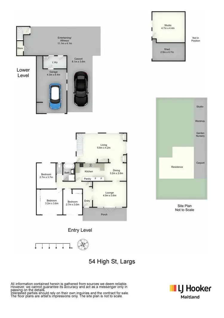 Floorplan of Homely house listing, 54 High Street, Largs NSW 2320