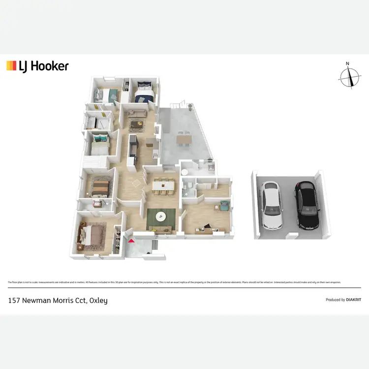 Floorplan of Homely house listing, 157 Newman Morris Circuit, Oxley ACT 2903