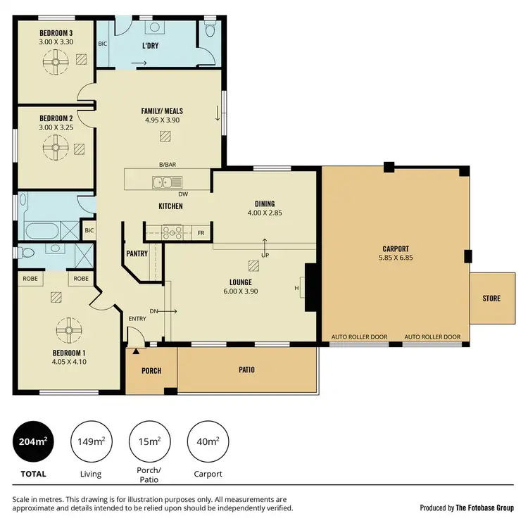 Floorplan of Homely house listing, 9 Kosmina Crescent, Hillbank SA 5112