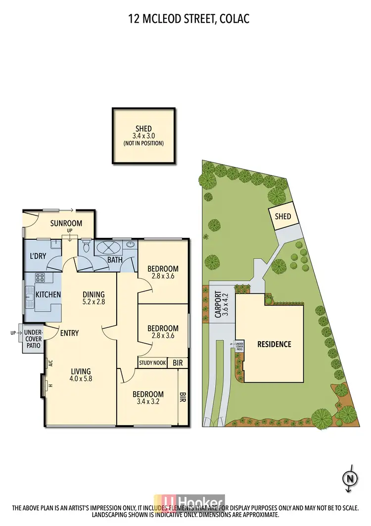 Floorplan of Homely house listing, 12 McLeod Street, Colac VIC 3250
