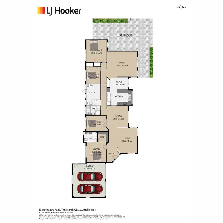 Floorplan of Homely rural property listing, 53 Springacre Road, Thornlands QLD 4164