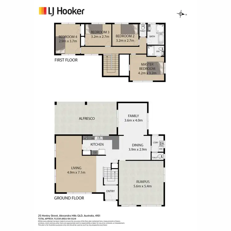 Floorplan of Homely house listing, 25 Henley Street, Alexandra Hills QLD 4161
