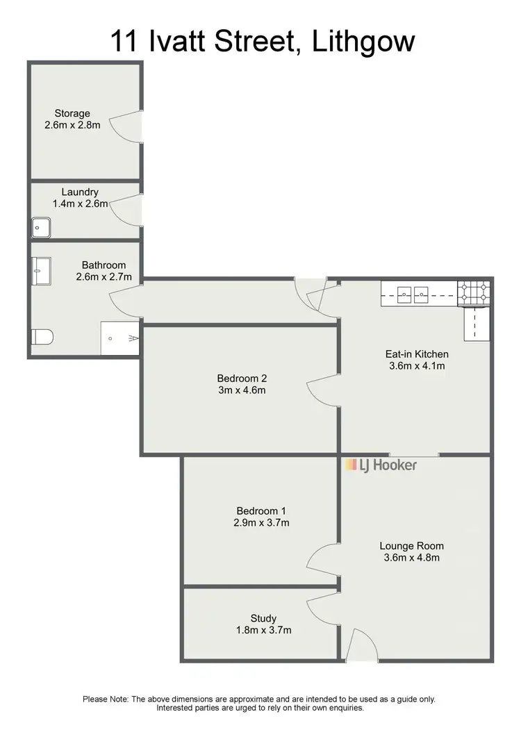 Floorplan of Homely house listing, 11 Ivatt Street, Lithgow NSW 2790
