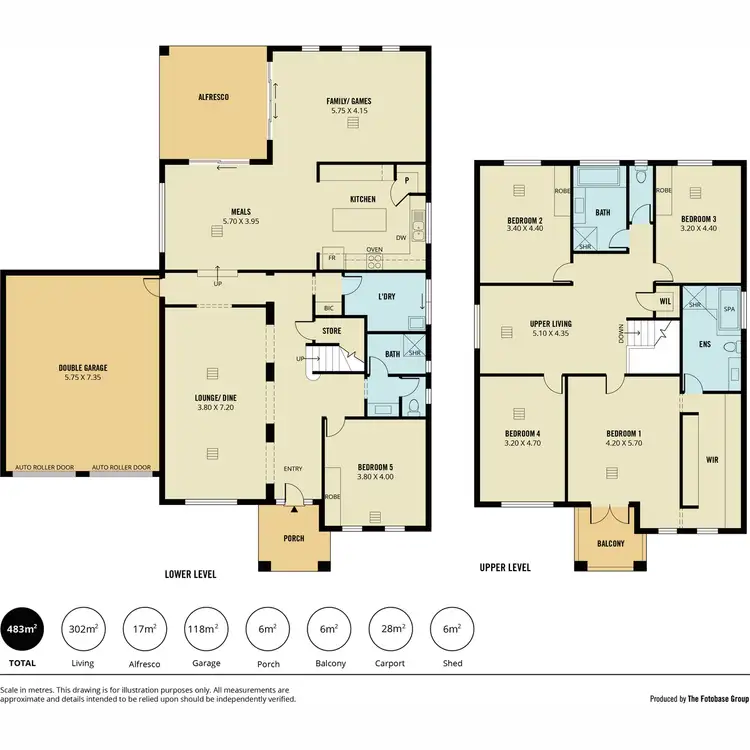 Floorplan of Homely house listing, 6 Wellington Court, Greenwith SA 5125