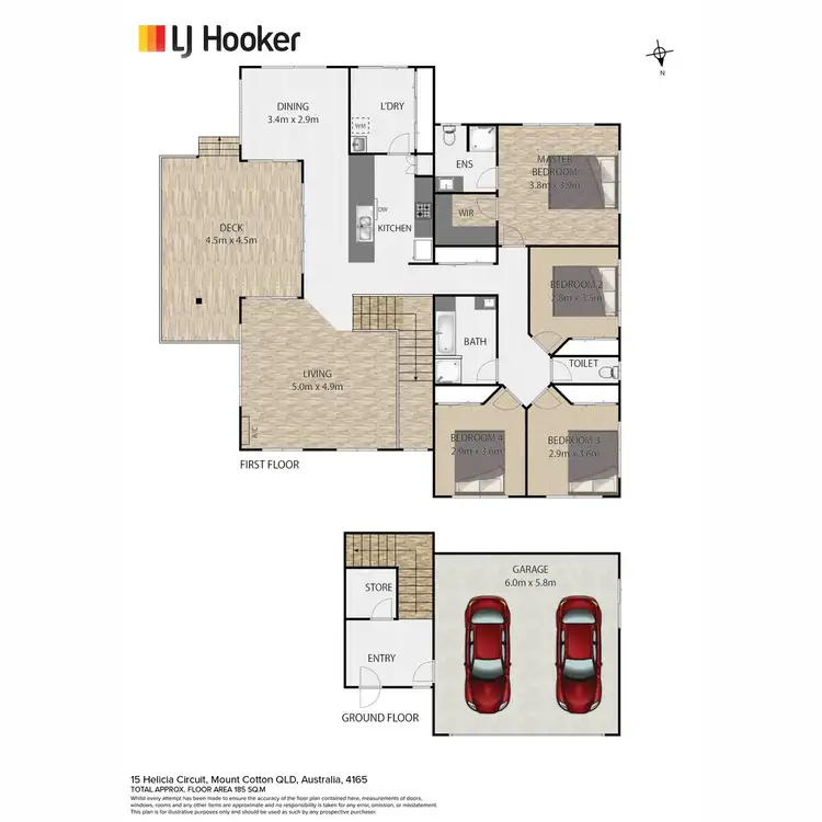 Floorplan of Homely house listing, 15 Helicia Circuit, Mount Cotton QLD 4165