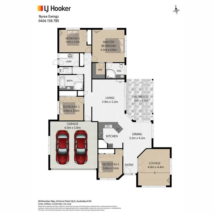 Floorplan of Homely house listing, 48 Brendan Way, Victoria Point QLD 4165