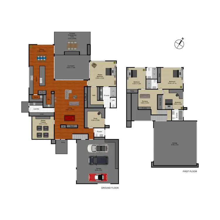 Floorplan of Homely house listing, 15 Guilfoyle Street, Yarralumla ACT 2600