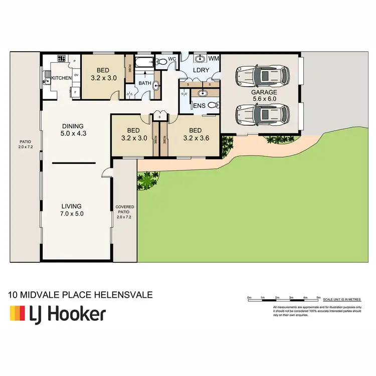 Floorplan of Homely house listing, 10 Midvale Place, Helensvale QLD 4212