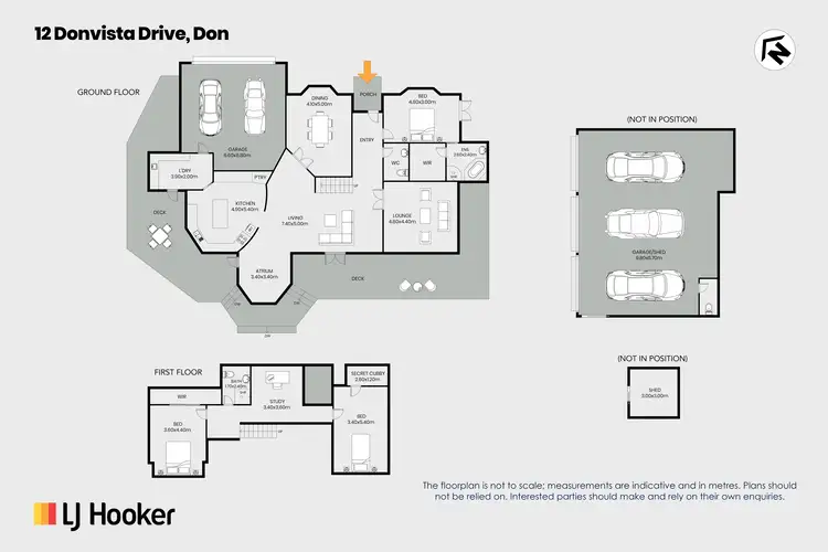 Floorplan of Homely house listing, 12 Donvista Drive, Don TAS 7310