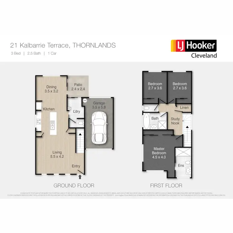 Floorplan of Homely house listing, 21 Kalbarrie Terrace, Thornlands QLD 4164