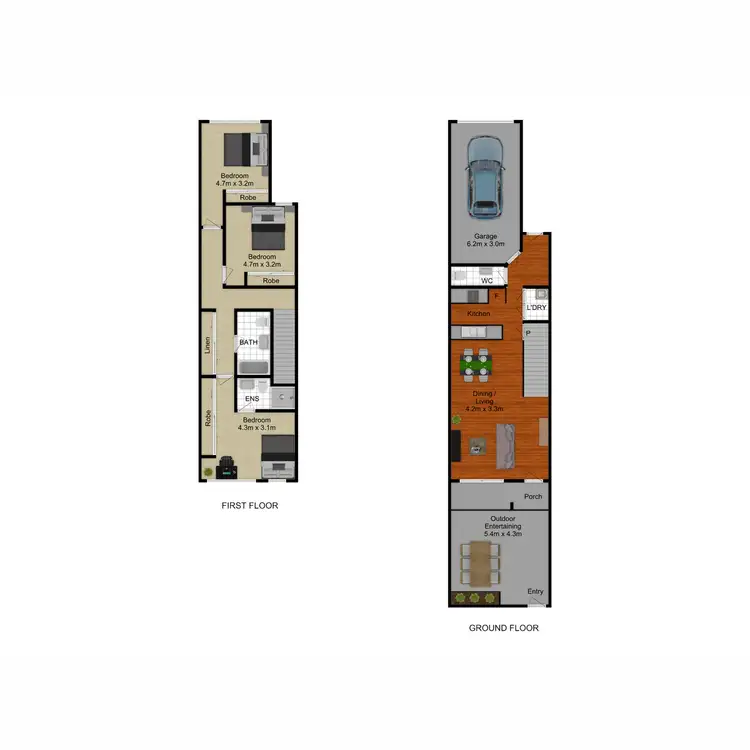 Floorplan of Homely apartment listing, 46/41 Pearlman Street, Coombs ACT 2611