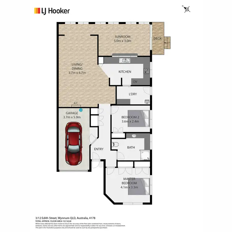 Floorplan of Homely villa listing, 3/12 Edith Street, Wynnum QLD 4178