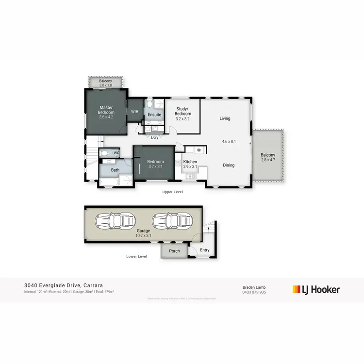 Floorplan of Homely house listing, 3040 Everglade Avenue, Carrara QLD 4211