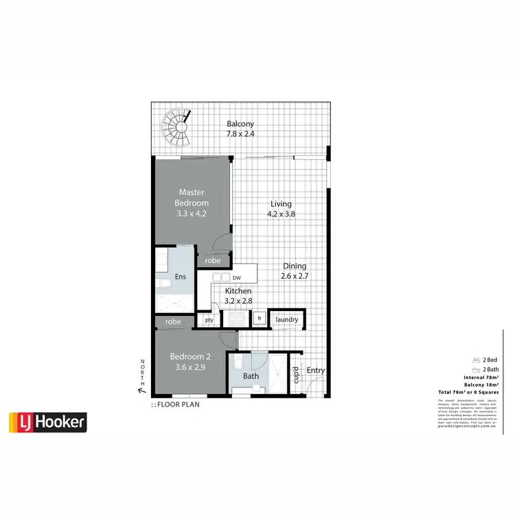 Floorplan of Homely unit listing, 23/9 North Street, Woorim QLD 4507