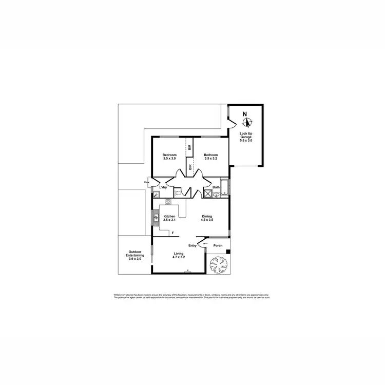 Floorplan of Homely unit listing, 3/21 Esther Court, Seabrook VIC 3028
