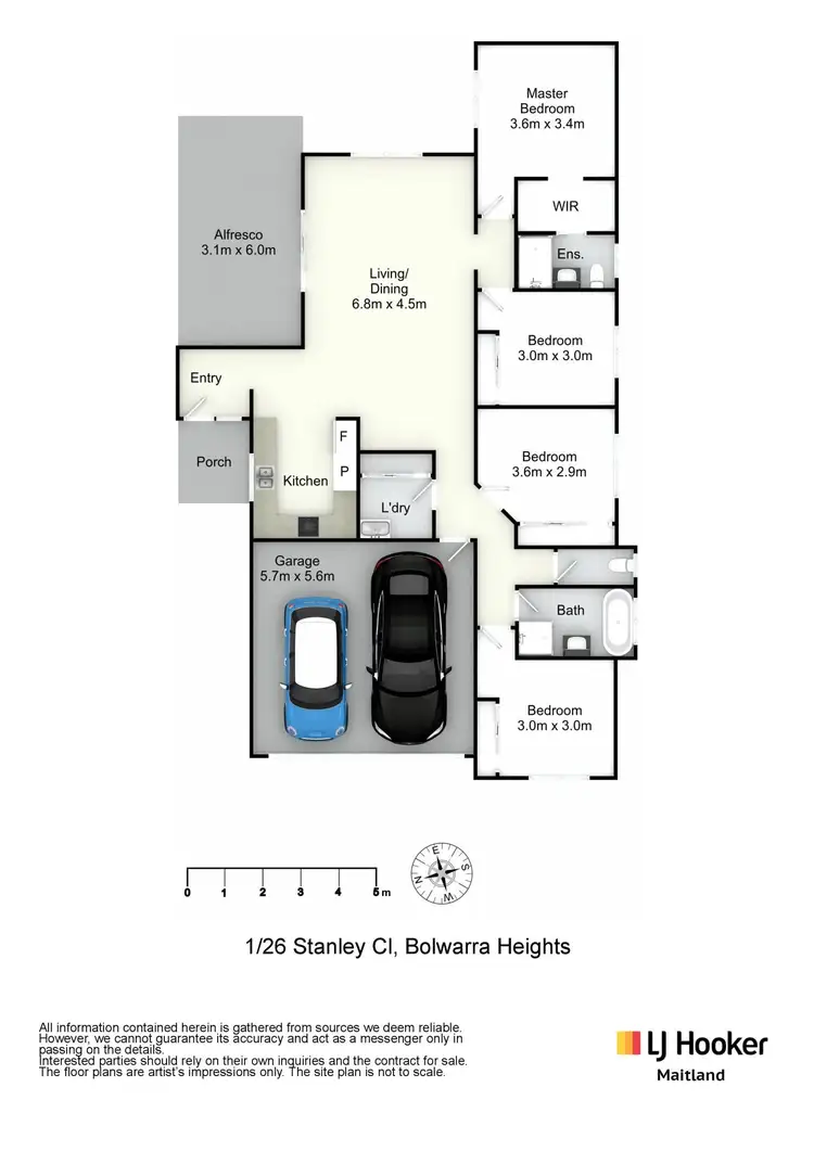 Floorplan of Homely house listing, 1/26 Stanley Close, Bolwarra Heights NSW 2320