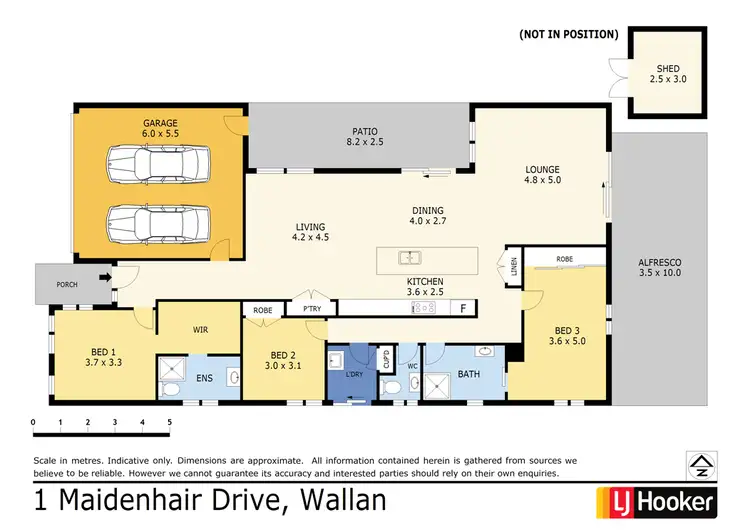 Floorplan of Homely house listing, 1 Maidenhair Drive, Wallan VIC 3756