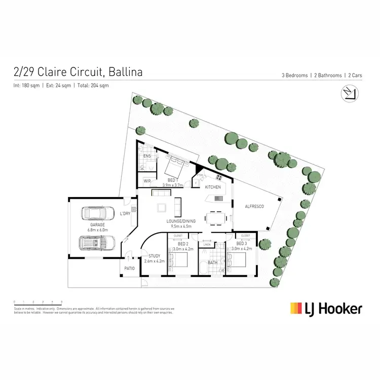 Floorplan of Homely unit listing, 2/29 Claire Circuit, West Ballina NSW 2478