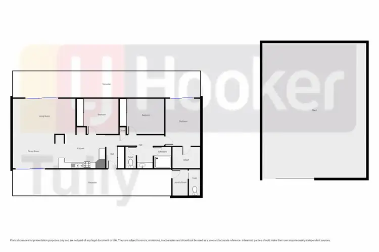 Floorplan of Homely house listing, 14 Kinjun Road, Dingo Pocket QLD 4854