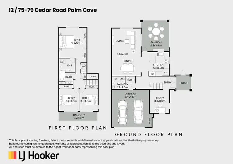 Floorplan of Homely unit listing, Villa 12/75-79 Cedar Road, Palm Cove QLD 4879