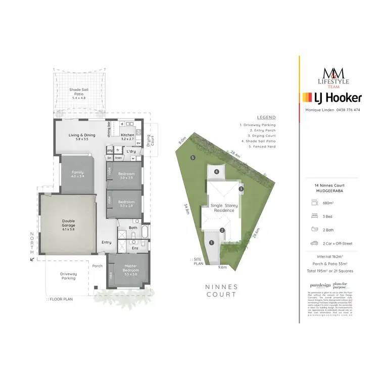 Floorplan of Homely house listing, 14 Ninnes Court, Mudgeeraba QLD 4213