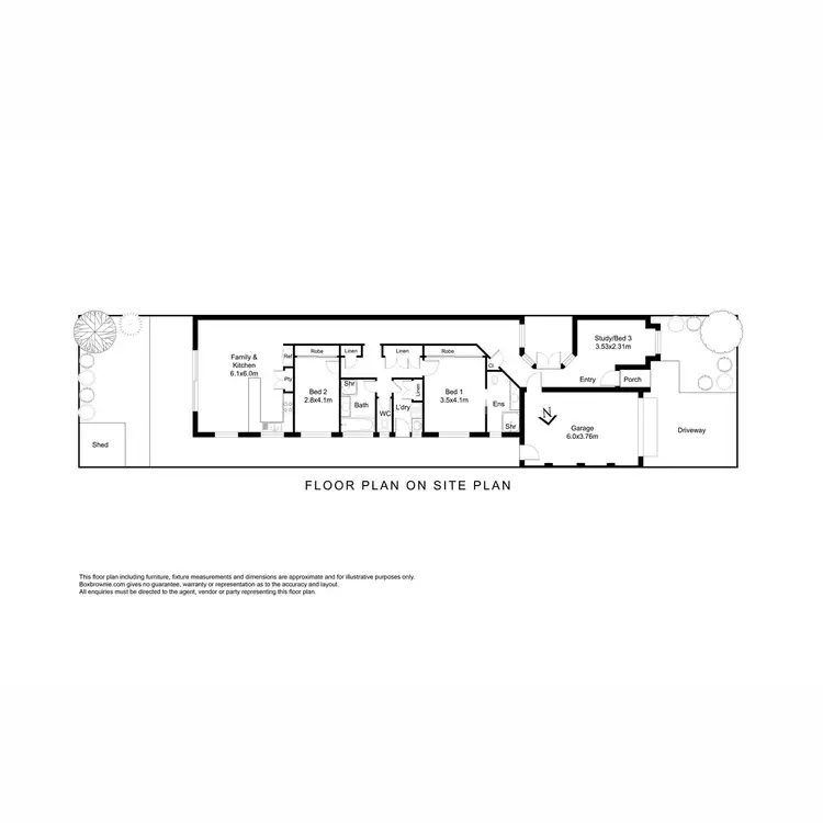 Floorplan of Homely unit listing, 145 Merton Street, Altona Meadows VIC 3028