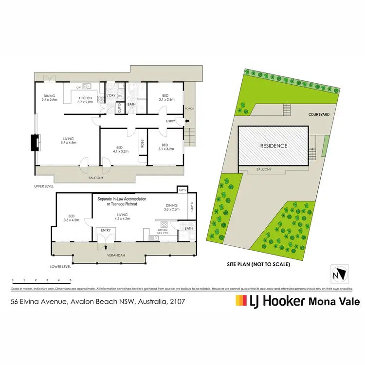Floorplan of Homely house listing, 56 Elvina Avenue, Avalon Beach NSW 2107