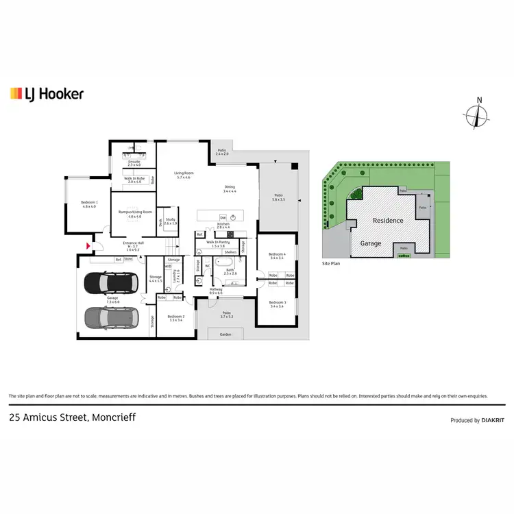 Floorplan of Homely house listing, 25 Amicus Street, Moncrieff ACT 2914