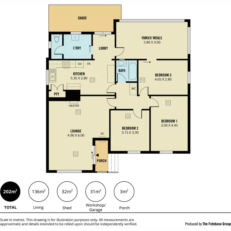 Floorplan of Homely house listing, 10 Baker Road, Hamley Bridge SA 5401