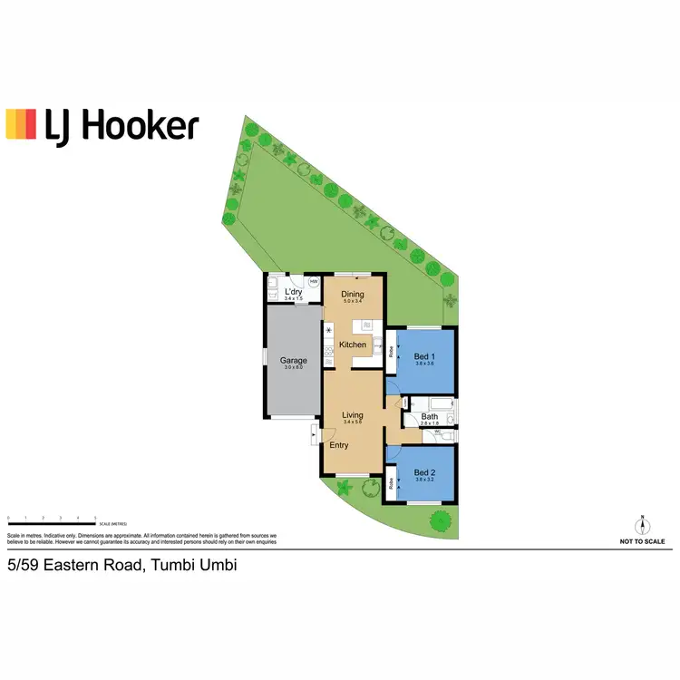 Floorplan of Homely villa listing, 5/59 Eastern Road, Tumbi Umbi NSW 2261