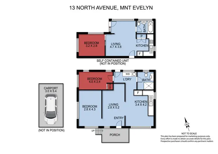 Floorplan of Homely house listing, 13 North Avenue, Mount Evelyn VIC 3796