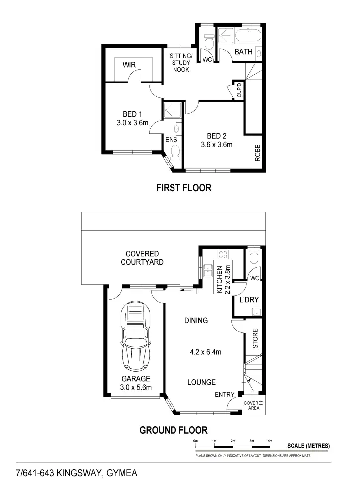 Floorplan of Homely townhouse listing, 7/641-643 Kingsway, Gymea NSW 2227