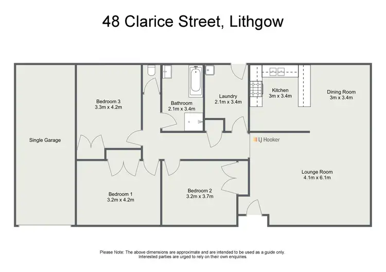 Floorplan of Homely house listing, 48 Clarice Street, Lithgow NSW 2790