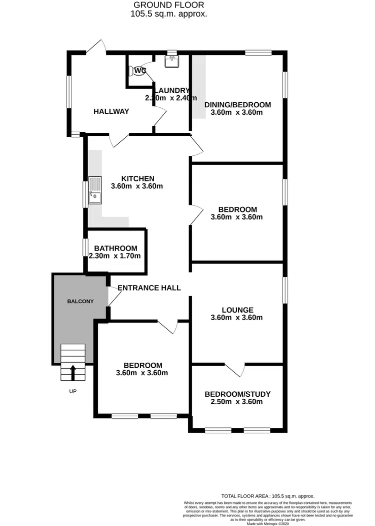 Floorplan of Homely house listing, 18 Anzac Avenue, Cessnock NSW 2325