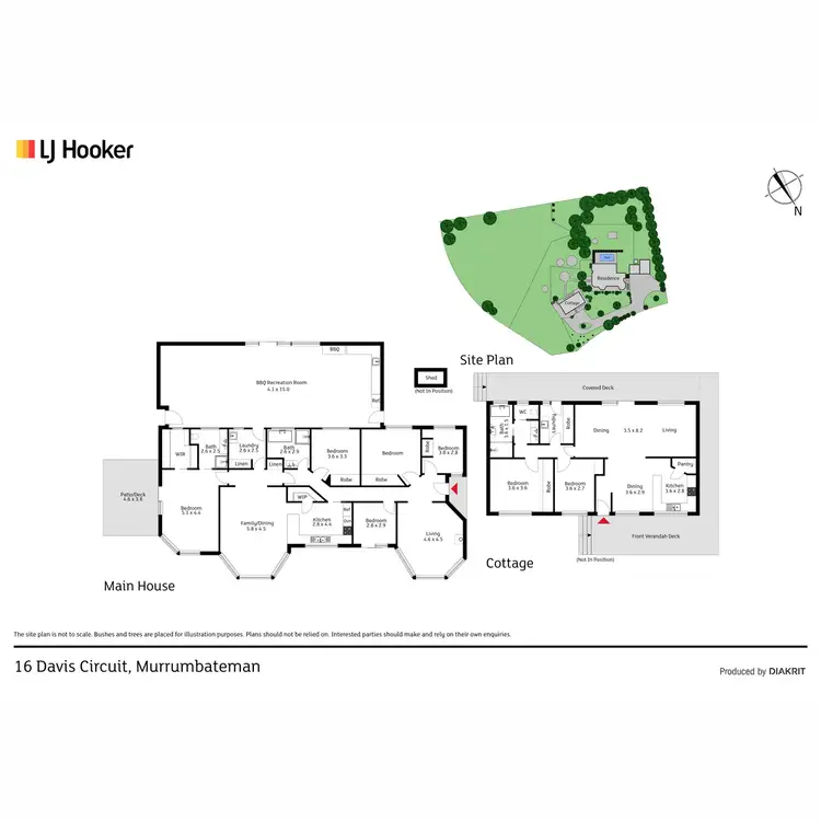 Floorplan of Homely rural property listing, 16 Davis Circuit, Murrumbateman NSW 2582