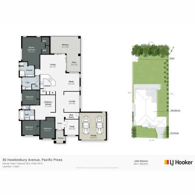 Floorplan of Homely house listing, 30 Hawkesbury Avenue, Pacific Pines QLD 4211