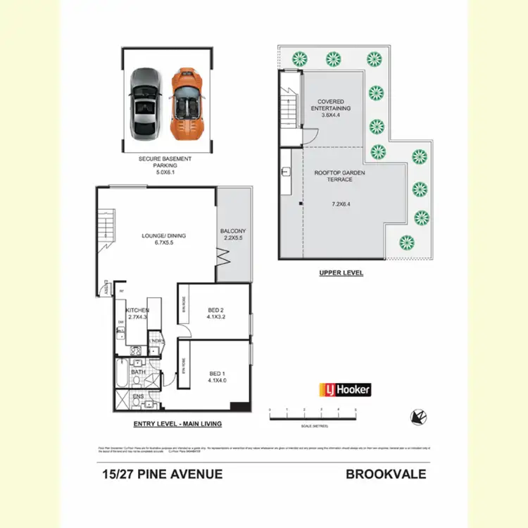 Floorplan of Homely unit listing, 15/23B-27 Pine Avenue, Brookvale NSW 2100