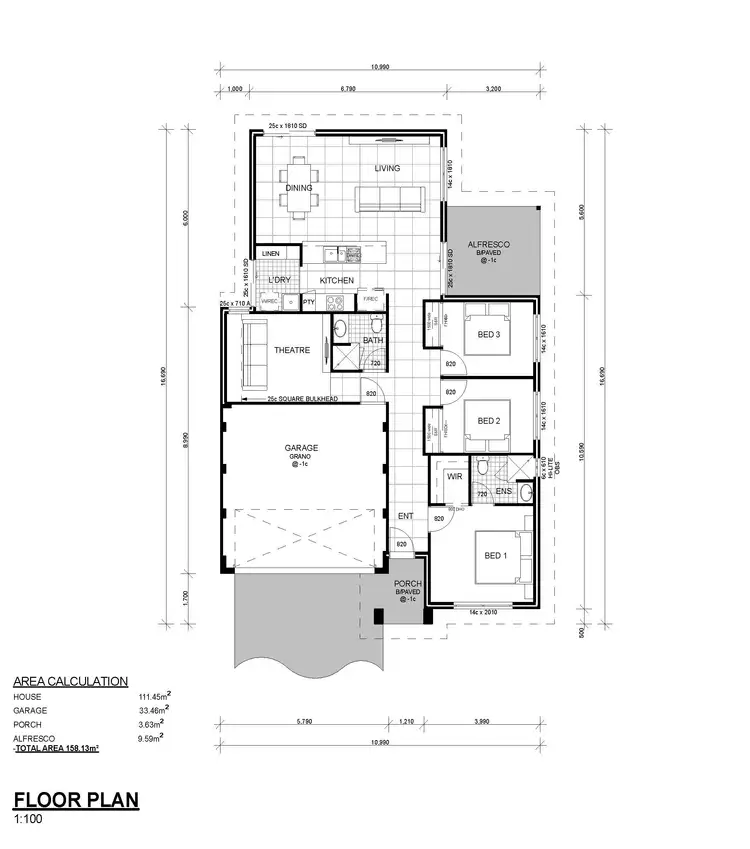 Floorplan of Homely land listing, 5B Wilcannia Way, Armadale WA 6112